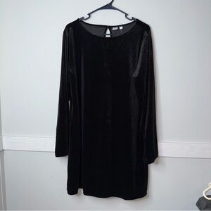 NWT GAP Elegant Black Velvet Dress